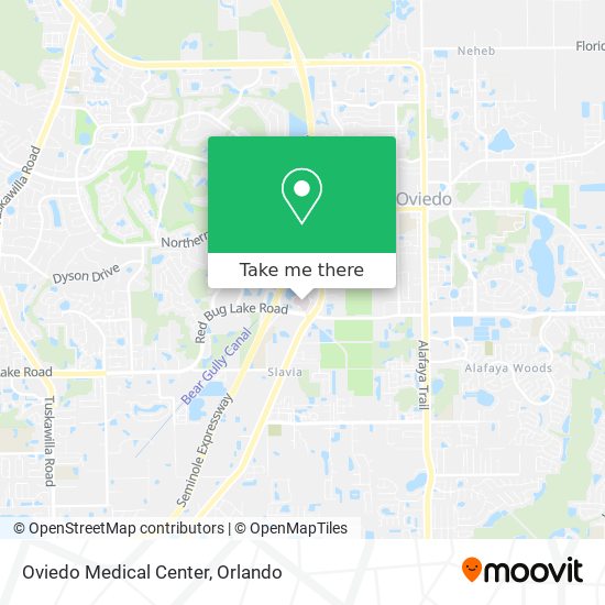 Oviedo Medical Center map