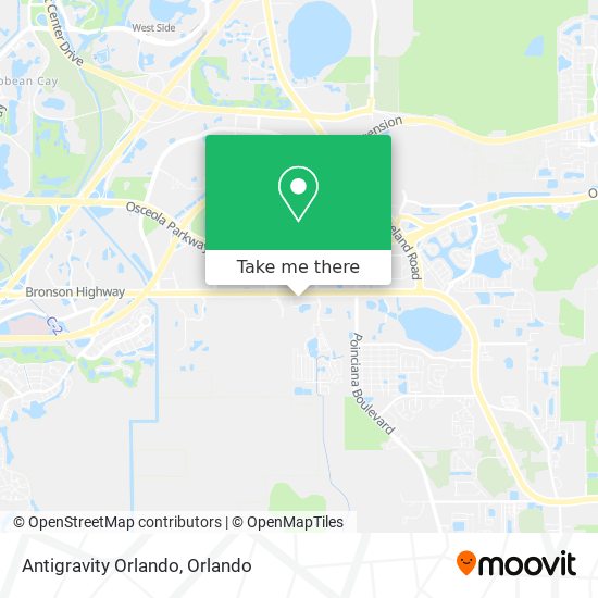 Mapa de Antigravity Orlando