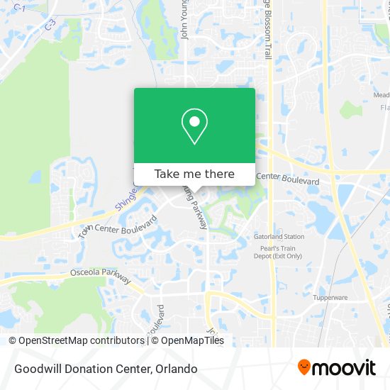 Mapa de Goodwill Donation Center