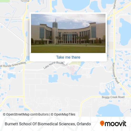 Burnett School Of Biomedical Sciences map