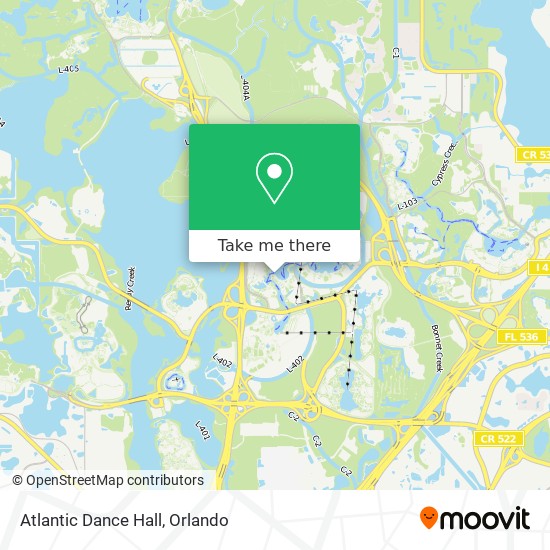 Atlantic Dance Hall map