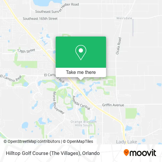 Hilltop Golf Course (The Villages) map