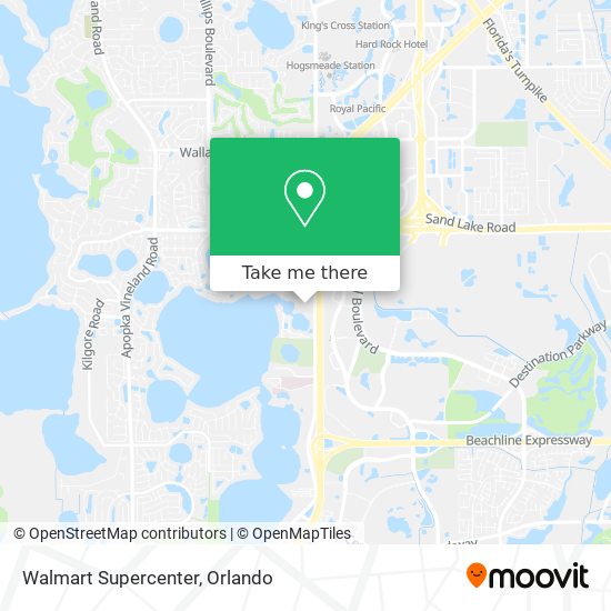 Walmart Supercenter map