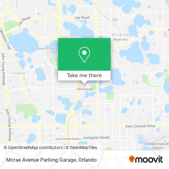 Mcrae Avenue Parking Garage map