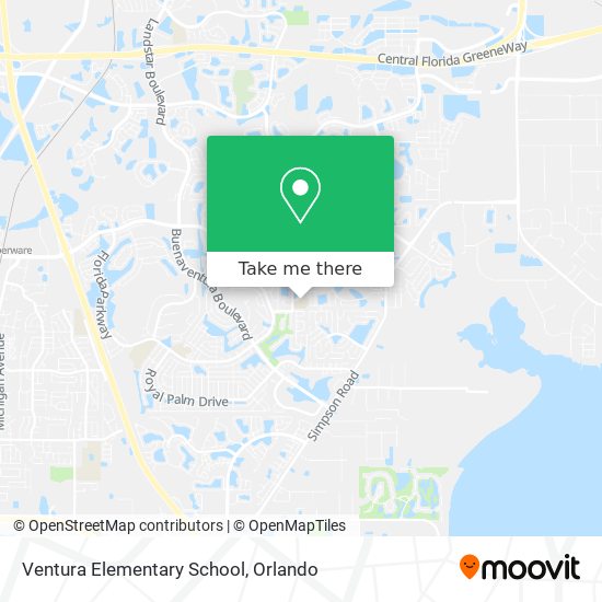 Ventura Elementary School map