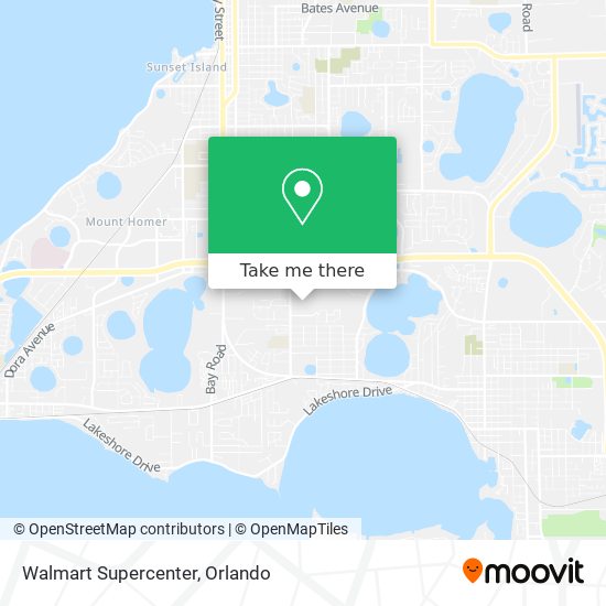 Walmart Supercenter map