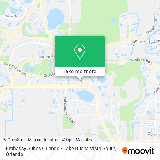 Mapa de Embassy Suites Orlando - Lake Buena Vista South