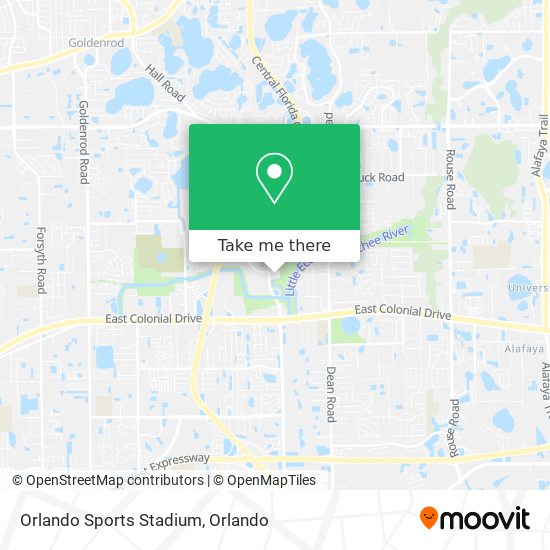 Orlando Sports Stadium map