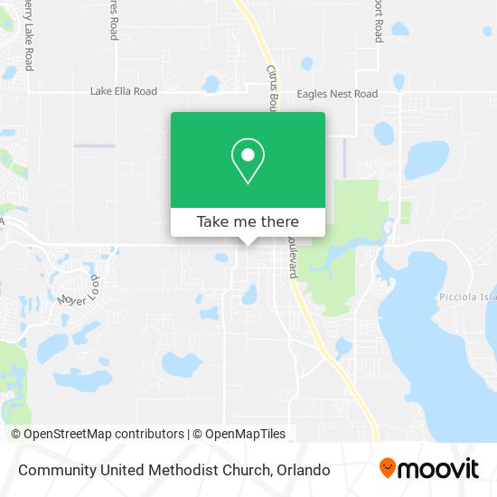 Community United Methodist Church map