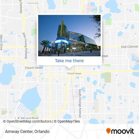 Amway Center map