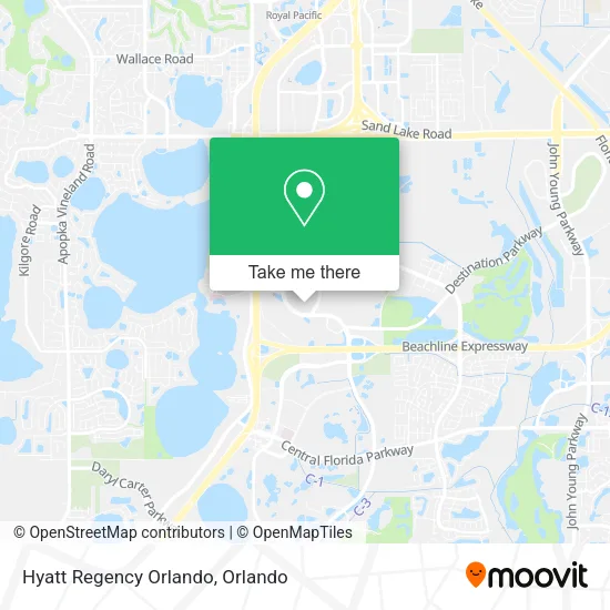 Mapa de Hyatt Regency Orlando