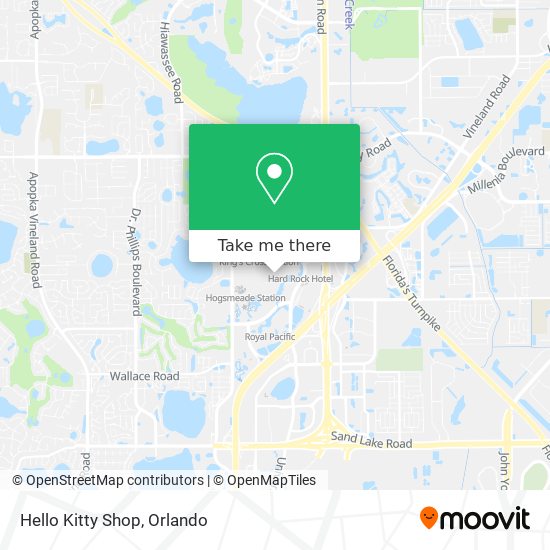 Mapa de Hello Kitty Shop
