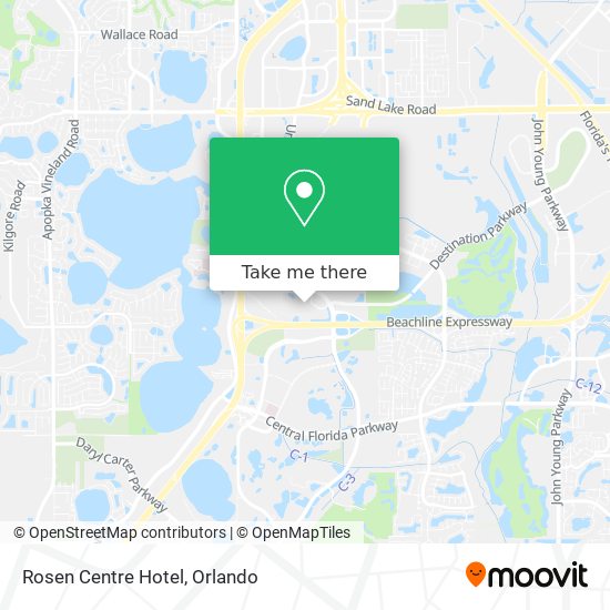 Rosen Centre Hotel map