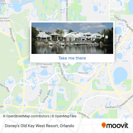 Disney's Old Key West Resort map