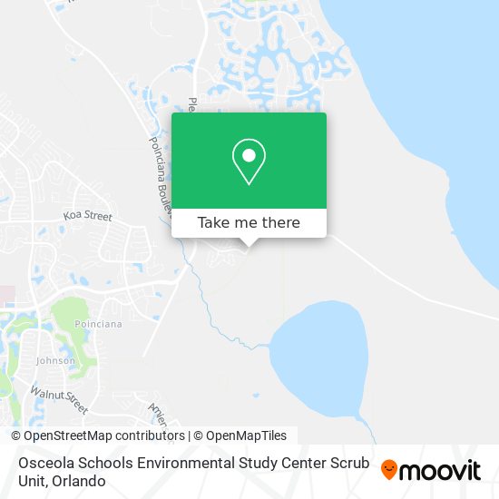 Mapa de Osceola Schools Environmental Study Center Scrub Unit