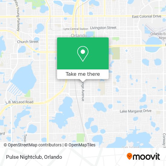 Mapa de Pulse Nightclub