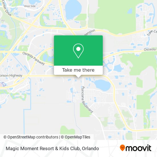 Magic Moment Resort & Kids Club map