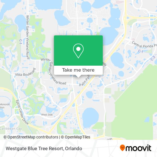 Westgate Blue Tree Resort map