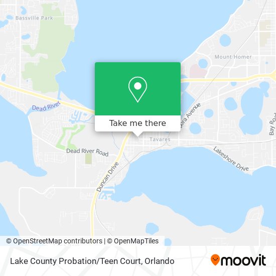 Mapa de Lake County Probation / Teen Court