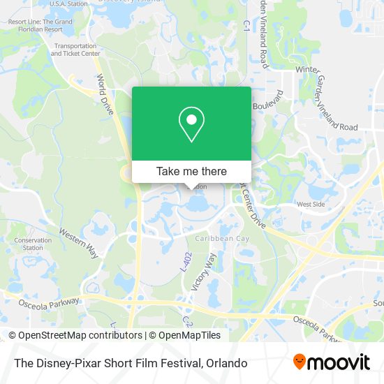 Mapa de The Disney-Pixar Short Film Festival