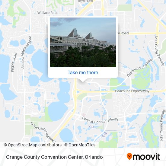 Orange County Convention Center map