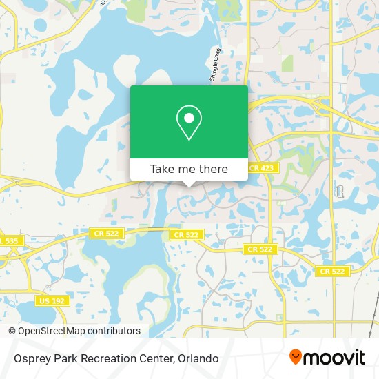 Osprey Park Recreation Center map