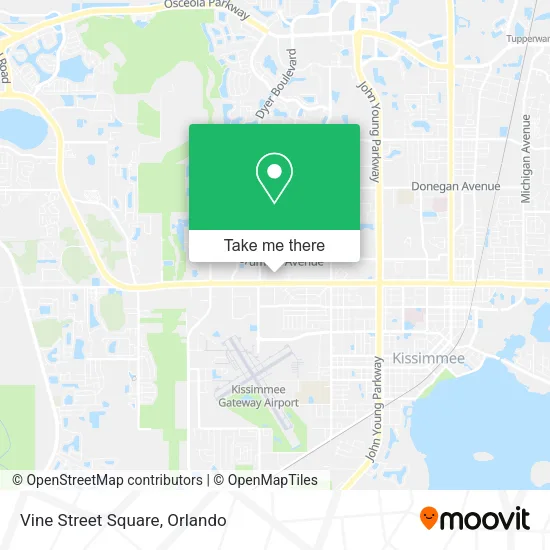 Vine Street Square map