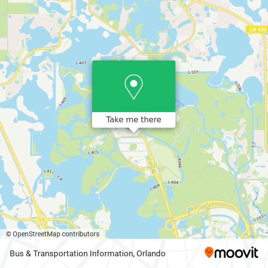 Bus & Transportation Information map