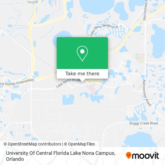 University Of Central Florida Lake Nona Campus map