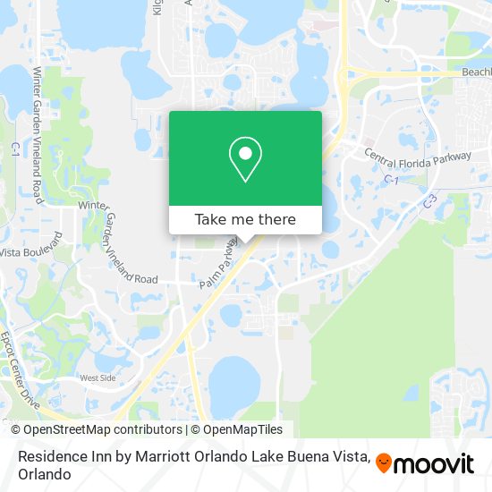 Residence Inn by Marriott Orlando Lake Buena Vista map