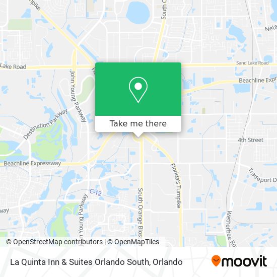 La Quinta Inn & Suites Orlando South map