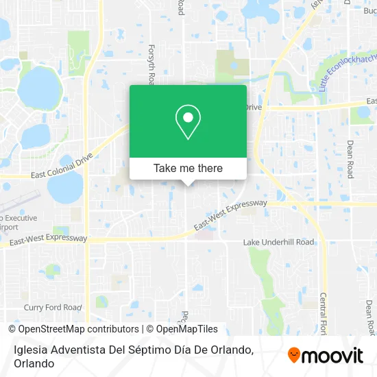Mapa de Iglesia Adventista Del Séptimo Día De Orlando
