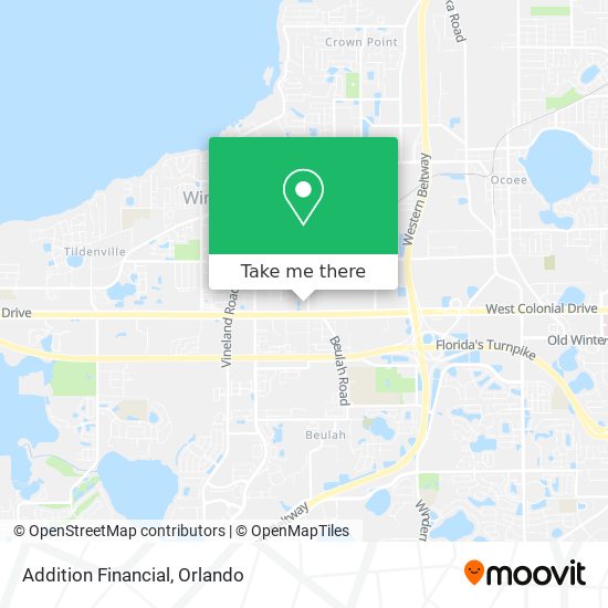Mapa de Addition Financial