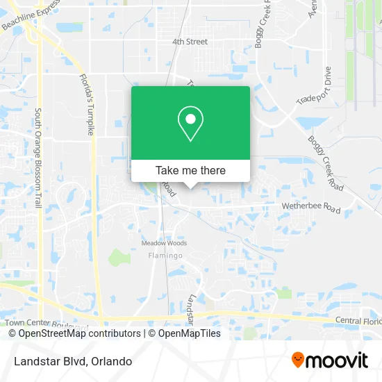 Mapa de Landstar Blvd
