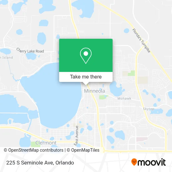 Mapa de 225 S Seminole Ave
