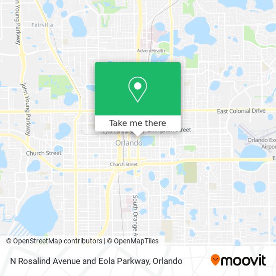 Mapa de N Rosalind Avenue and Eola Parkway