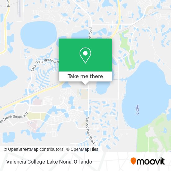 Valencia College-Lake Nona map