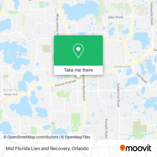 Mapa de Mid Florida Lien and Recovery