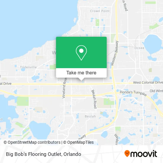 Big Bob's Flooring Outlet map