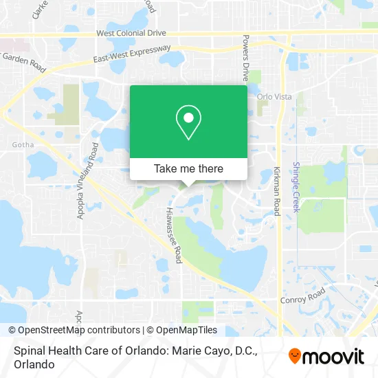 Spinal Health Care of Orlando: Marie Cayo, D.C. map