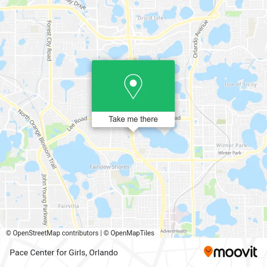 Pace Center for Girls map
