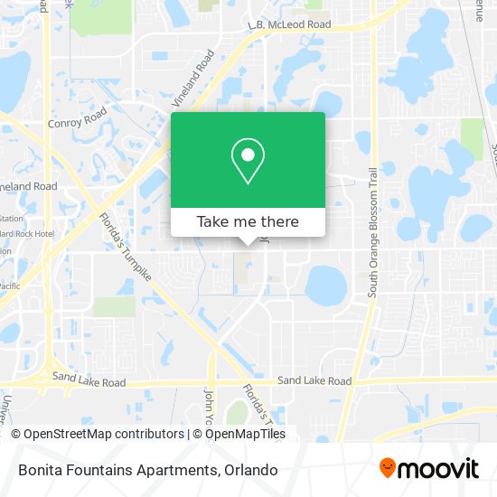 Bonita Fountains Apartments map