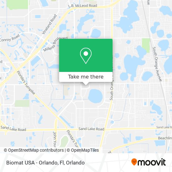 Biomat USA - Orlando, Fl map