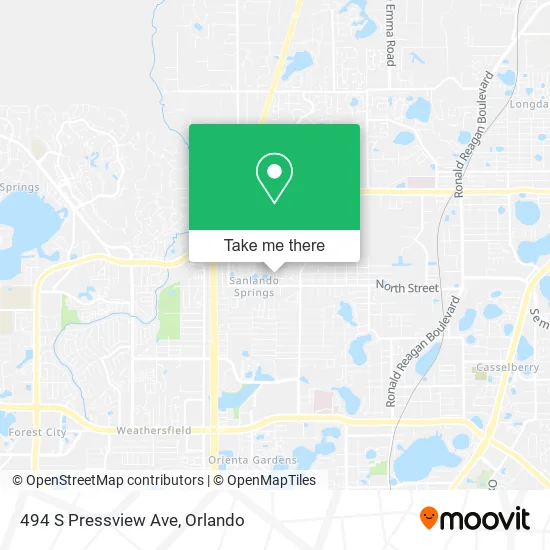 494 S Pressview Ave map