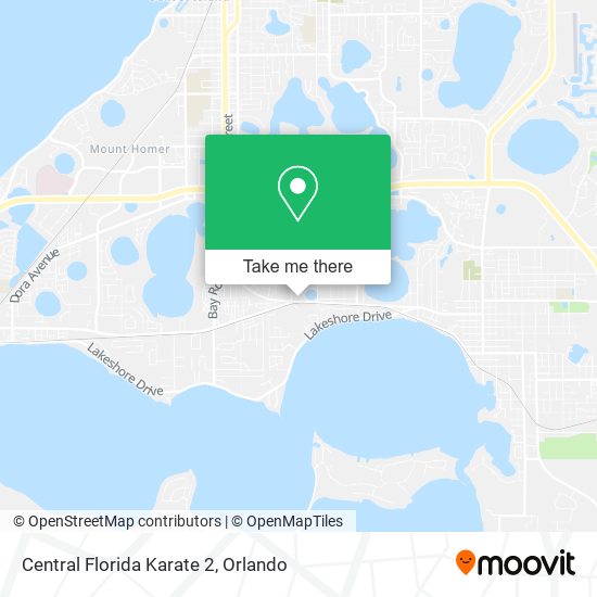 Mapa de Central Florida Karate 2