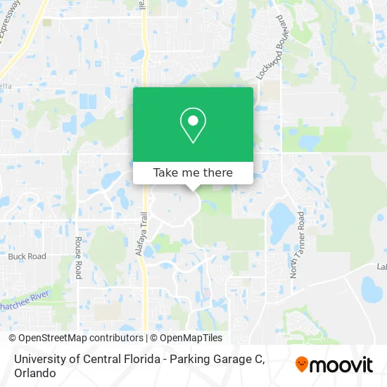 University of Central Florida - Parking Garage C map