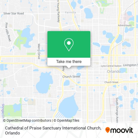 Cathedral of Praise Sanctuary International Church map