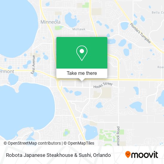 Mapa de Robota Japanese Steakhouse & Sushi
