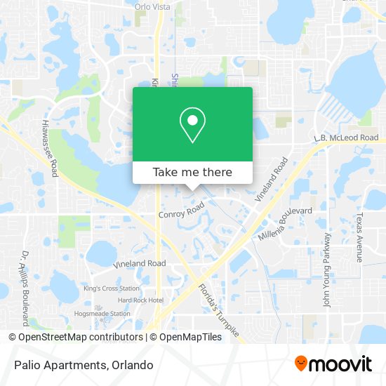 Palio Apartments map