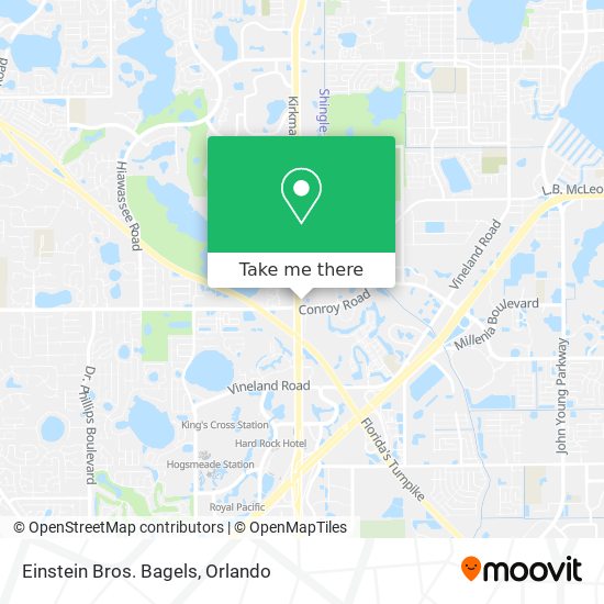 Mapa de Einstein Bros. Bagels